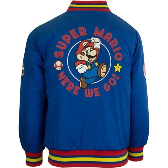 Kids Bomber Jacket, Blue - Picture 2 of 7